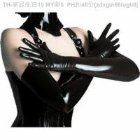 【CW】┇┇  Men Faux Leather Gloves Handcuff Arm Sleeves Adult Game Sex Wet Nightclub Costumes