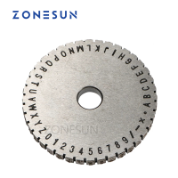 ZONESUN เครื่องแกะสลักลายนูนเกียร์พิเศษสำหรับเครื่องมือแกะสลักฉลากเหล็กด้วยมือ