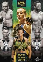 237 Rose Namajunas V Jessica Andrade, Silva, Aldo ภาพพิมพ์ศิลปะโปสเตอร์ผ้าไหมของตกแต่งผนังบ้าน0726