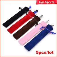 GGE SPORTS ที่ใส่ซองใส่แท็บเล็ตปากกาเดียวสำนักงานแบบเรียบง่าย5ชิ้นอุปกรณ์การเรียนกำมะหยี่กระเป๋าดินสอกล่องดินสอ