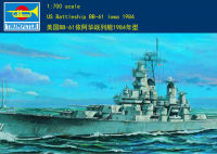 ทรัมเป็ตเตอร์1/700 05701พวกเราเรือรบ BB-61ไอโอวา1984ชุดอาคารชุดประกอบโมเดล