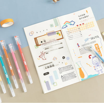 Winzige Gel Pen Set Colorful Student Journal Pen 9Colors Morandi Drawing Marker pen school supplies stationary pen