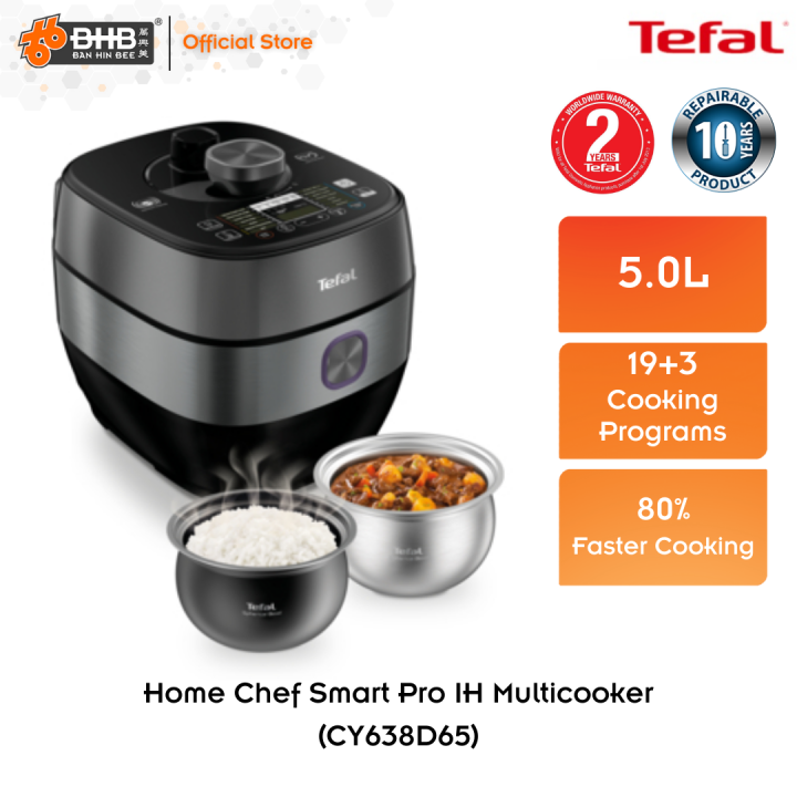 Tefal CY638 Multi Pressure Cooker Home Chef Smart Pro IH 5.0 Litre with