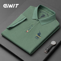 GWIT เสื้อโปโลชาย 2023 polo shirt for men เสื้อยืดโปโล ผช เสื้อแฟชั่นผู้ชาย แฟชั่นสําหรับผู้ชาย 4 สี โปโลชาย เสื้อคอปกผู้ชาย เสื้อโปโลชาย GIT083