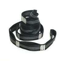 4X Outdoor Hammock Tree Straps Tree Tie Rope High Load-Bearing Nylon Webbing Rock Climbing Flat Belt Cover White