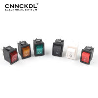 5 PCSLOT KCD1 4 Pin 21*15mm ON-OFF Boat Car Rocker Switch 6A250V AC 10A125V AC With Red Blue Green Yellow Light Switch