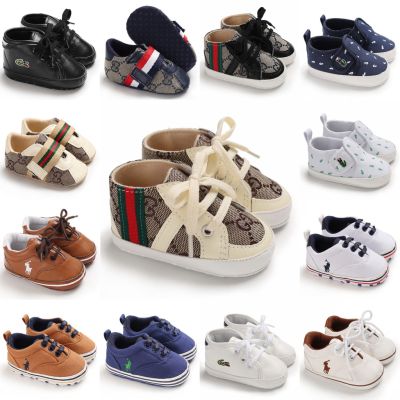 Newborn Baby Casual Shoes Newborn Boys and Girls Comfortable First Step Fashion Soft Sole Sports Shoes Walking Shoes