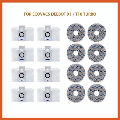 For Ecovacs Deebot X1 OMNI /T10 TURBO Vacuum Cleaner Robot Filter Side Brush Cleaning Dust bag Cloth Spare Parts Dust Box (hot sell)Ella Buckle