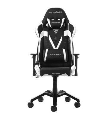 GAMING CHAIR (เก้าอี้เกมมิ่ง) DXRACER VALKYRIE SERIES BLACK-WHIITE (V03/NW) (ASSEMBLY REQUIRED)