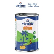 Nước Cốt Dừa Organic Vietcoco Lon 400g