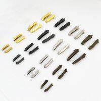 ☊ 20Sets 3 5 8 Metal Two-way Zip Plug Buckle Coat Metal Non-slip Stopper Double Open Zipper Latch Repair Kits Tool for Zippers