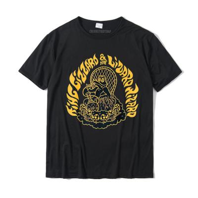 King Funny Gizzard The Lizard Gift Wizard Premium Tshirt Mens Fashionable Shirt Cotton Tshirts Unique 100% cotton
