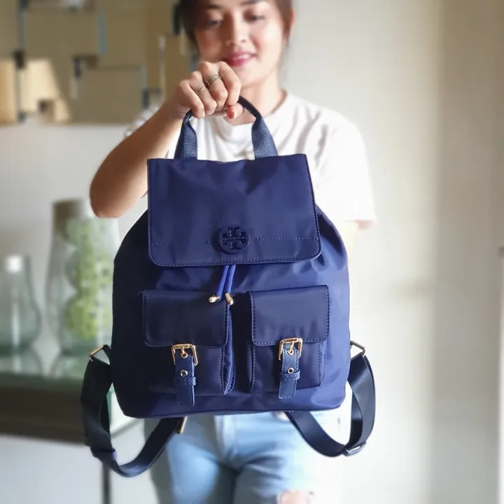 .Y. . Tilda Nylon Flap Plain Backpack - Blue | Lazada PH