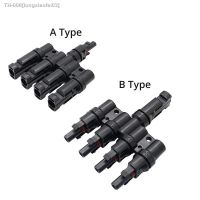 ✺ Branch Connector TUV SOLAR PV T Type 4 in 1 Male and Female Solar Cable Connector TF0166