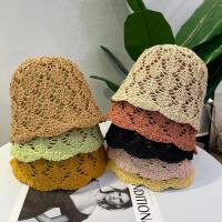 2022New Bucket Hat For Women Breathable Hand Crocheted hollow basin cap For girl Summer fashion Casual hats Sun Protection Hat