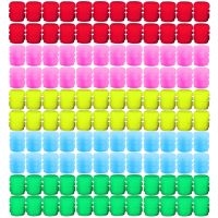 100Pcs Mini Car Tire Colorful Luminous Valve Caps Glowing Valve Cover Car Tire Wheel Hub Styling Decor Auto Accessories 5 Colors Wheel Covers