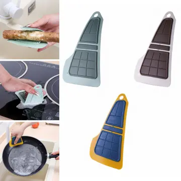 Cute Egg Kitchen Cleaning Brush Silicone Dishwashing Brush Fruit Vegetable  Cleaning Brushes Pot Pan Sponge Scouring Pads