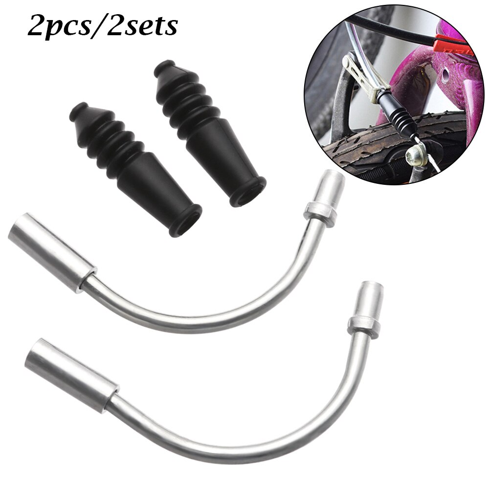 Details about   4 Sets MTB Mountain Bike V Brake Noodles Cable Guide Bend Tube Pipe Sleeves U8F0 