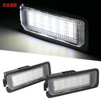 Cashcow ไฟส่องทะเบียนรถป้ายทะเบียนรถแบบ Led 12V 18จำนวน2ชิ้นสำหรับ Vw Golf 4 5 6 Gti Passat B6โปโลซี่ร็อคโค Lupo