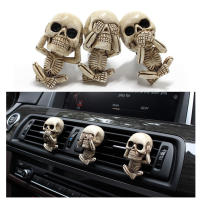 2023 Bone Skull Ghost Car Air Freshener Ventคลิปร่างกายมนุษย์โครงกระดูกน้ำมันหอมระเหยเรซิ่นน้ำหอมรถDiffuserรถกลิ่นDiffuser-Zitao