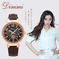 Dinimi/Dinimi new fashion retro presbyopia large dial with calendar eyes ladies watch temperament