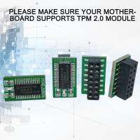 [HOT 2023] Tpm 2.0การเข้ารหัสโมดูลความปลอดภัย Remote Card สำหรับ X99อัพเกรด Tpm2.0โมดูล12ถึง20pin To สนับสนุนยี่ห้อ Mother R4f6