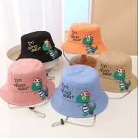 (พร้อมส่ง NongPun Shop) หมวก หมวกเด็ก 1ปี-8ปี รอบหัว:52-54 cm. หมวกเด็กโต หมวกบักเก็ต หมวกปีกรอบ หมวกเด็กชาย~เด็กหญิง หมวกแฟชั่นลายลายไดโนเสาร์ 🦖
