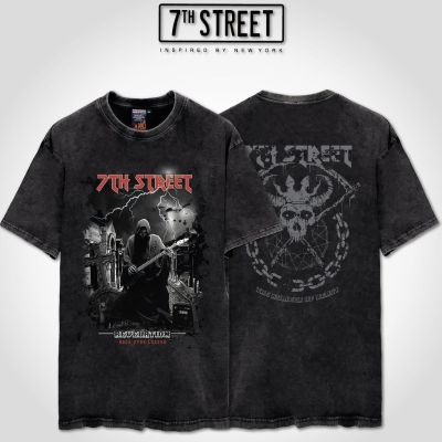 7th Street เสื้อฟอกวินเทจ แบบโอเวอไซส์ (Vintage Oversize) รุ่น V-DRT002