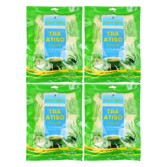 Gói trà atiso túi lọc ngọc thảo đà lạt thượng hạng 200 túi lọc màu xanh - ảnh sản phẩm 7