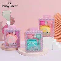 RubyFacwอุปกรณ์เครื่องสำอาง 3in1 แปรงทำความสะอาด ฟองน้ำแต่งหน้า