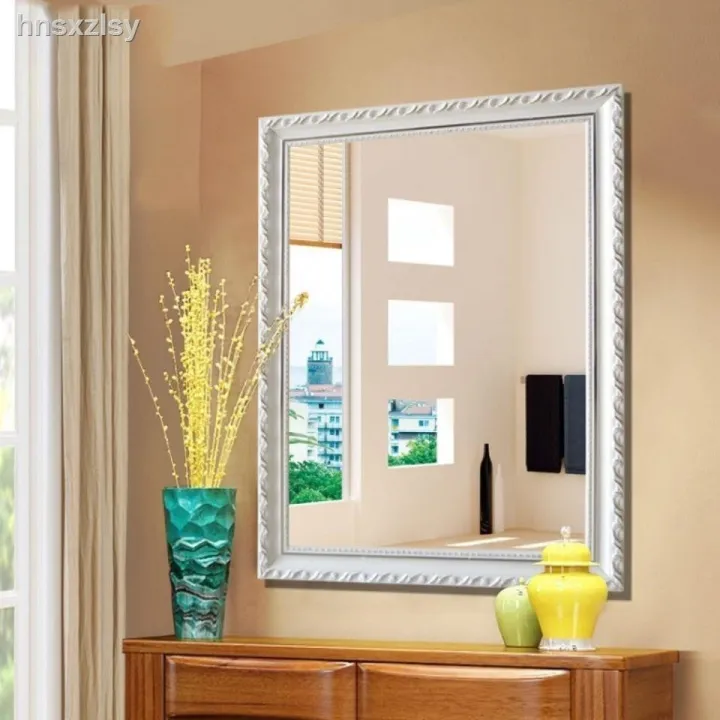 40 x 60 cm European mirror style wood with frame mirror | Lazada PH