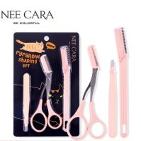 ⚡FLASH SALE⚡♡พร้อมส่ง Nee cara N209 ใหม่ล่าสุด Eyebrow tools setชุดตกแต่งคิ้ว