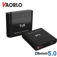 VAORLO Wireless Audio Adapter Receiver และ Transmitter 2 In 1 Stereo Music Receiver Bluetooth 5.0 Transmitter สําหรับหูฟังทีวี