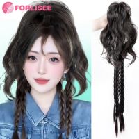 FOR Wig Female Hair Braid Horsetail Boxing Grab Clip Half Tie