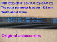 บังคับไฮเออร์กลองเครื่องซักผ้าเข็มขัด XQG50-ALS1050TX V-ยางเข็มขัด4PJ1120E หลายร่องเข็มขัดช่องเข็มขัดแบน