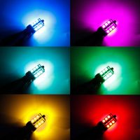 2pcs RGB Wireless H1 H3 H4 H11 9006 27SMD 5050 LED Bulbs For Fog Daytime Running