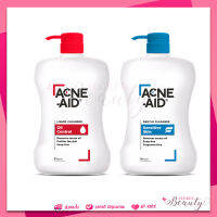 Acne-aid liquid cleanser / gentle cleanser 900 ml.  แอคเน่เอด ทำความสะอาดผิวหน้า  1 ขวด