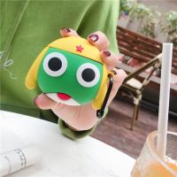 เคส3d ลายการ์ตูน Keroro Tamama หูฟังซิลิโคนสำหรับ Apple Airpod 1 2หูฟังบลูทูธไร้สายฝาหูฟังกล่องชาร์จ