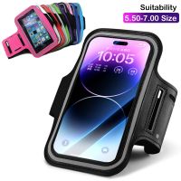 ♘✾✿ Running Sports Armbands Zipper Bag For AirPods Pro iPhone 14 13 12 11 Pro Max XS Samsung S23 Xiaomi Phone Case Holder ArmBand