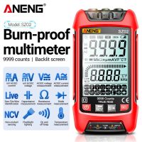 ANENG SZ02 สมาร์ทมัลติมิเตอร์แบบดิจิตอล 9999 นับ True RMS ไฟฟ้าอัตโนมัติ Capacitance Meter อุณหภูมิความต้านทานเครื่องทดสอบทรานซิสเตอร์-Faewer