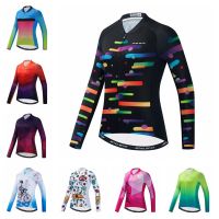 ZZOOI 2022 Cycling Jersey long sleeve Women Bike MTB Top Maillot Female Road Mountain shirt Clothing fall autumn Clothes Black Spring Men