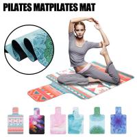 Non-Slip Pilates Reformer Mat Folding Exercise Portable Rubber Home Natural Meditation Mats Fitness Pad Equipment Yoga C6J5 Yoga Mats