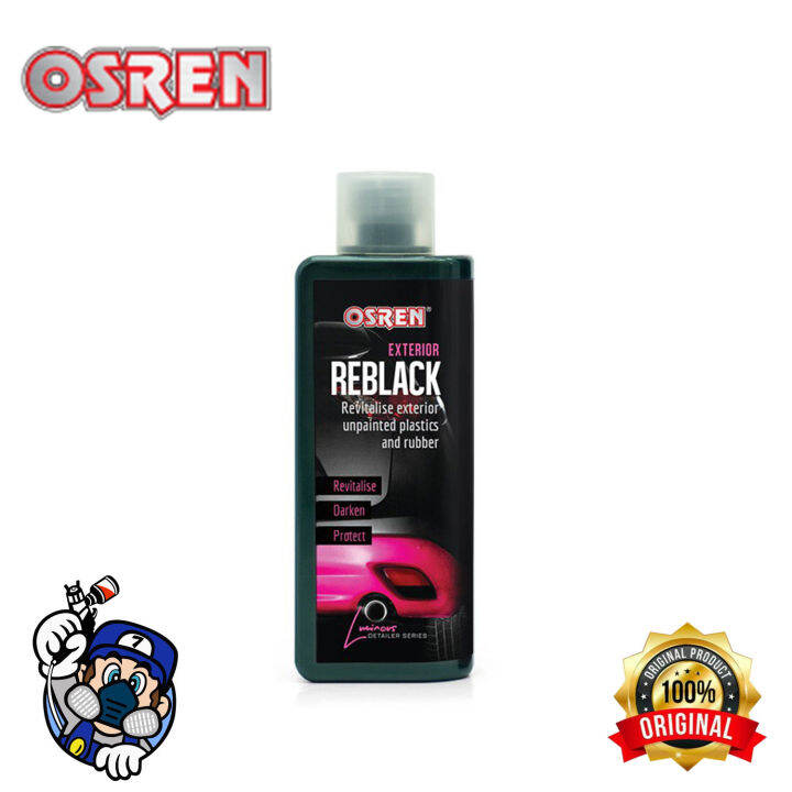 OSREN Luminous Exterior Reblack Plastic Trim Dressing (300ml) Lazada