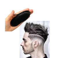 1PC Round Pocket Travel Black Hair Comb Brush Men Beard Brush Palm Scalp Massage Comb