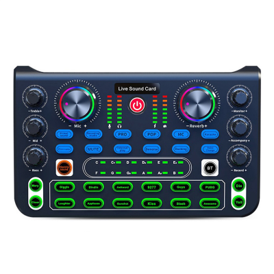 Replacement Spare Parts X60 English Version Professional Convenient Compact KTV Singing Sound Card Mixer for Live