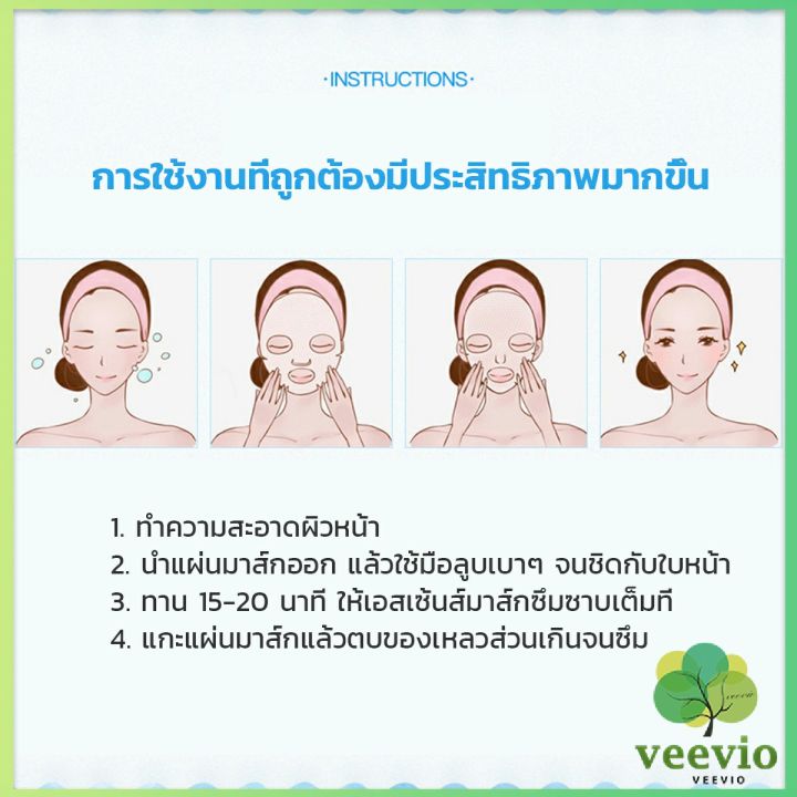 veevio-แผ่นมาส์กหน้า-เพิ่มความชุ่มชื่นและเติมน้ำให้ผิว-ice-mask