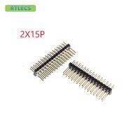 ❃☒☢ 100 sztuk 2x15 P 30 pin 1.27mm Pitch głowica pinowa mężczyzna podwójny rząd mężczyzna prosto złoty flash Rohs osiągnąć podwójne rzędy pitch 1.27