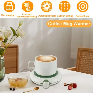  Automatic Stirring Coffee Cup Insulation Cup Self Auto Mix Mug  Warmer Bottle Battery Powered Home Kitchen Appliances, White: Home & Kitchen