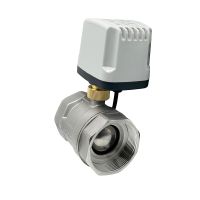 1/2" 3/4" 1" 1-1/4" 304 Stainless Steel IP65 Waterproof Motorized Ball Valve 220V 12V 24V 3-Wire 2 Control Electric Ball Valve