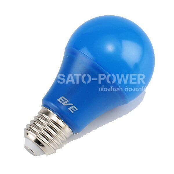 eve-led-a60-6w-color-green-yellow-blue-red-e27-220v-หลอดไฟ-แอลอีดี-ขั้ว-e27-6วัตต์-สีเขียว-สีเหลือง-สีน้ำเงิน-แดง